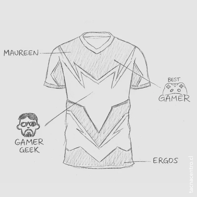 proceso de diseño y fabricaicon camisetas esports envio idea 2026 boceto de camisetas e-sport personalizadas
