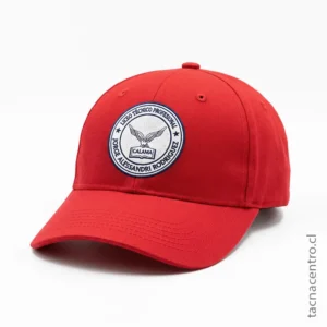 Gorras Jockey para Colegios y Promociones Color rojo con logo