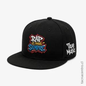 Gorras Raperas Bordadas color negro en Chile 2026