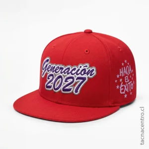 Gorras Snapback para Promociones color rojo en Chile 2026
