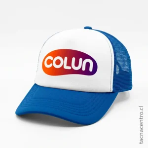 Gorras Corporativas de Malla color azul con logo en chile