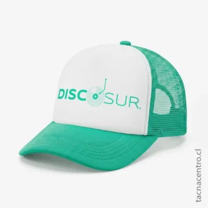 Gorra de malla verde agua personalizada para eventos de verano y festivales 2026.