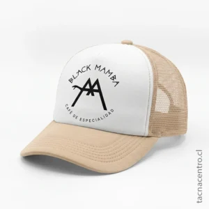 Gorra de malla beige para personal de restaurantes y sector gastronómico 2026.