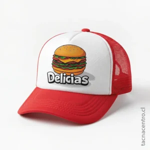 Gorras de Malla para Restaurantes color rojo en chile