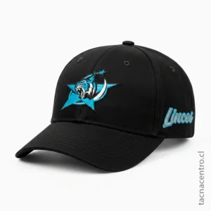 Gorras de visera curva negra para hombre