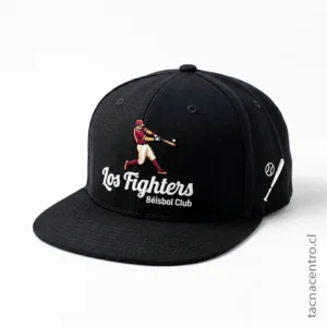 Gorra snapback negra de béisbol con ajuste personalizado 2026.