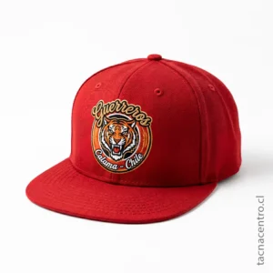 Gorra snapback roja para equipos de béisbol y ligas 2026.