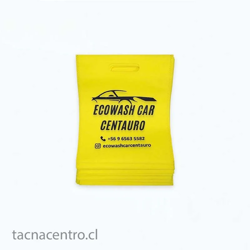 Bolsas TNT personalizadas publicitarias para carwash
