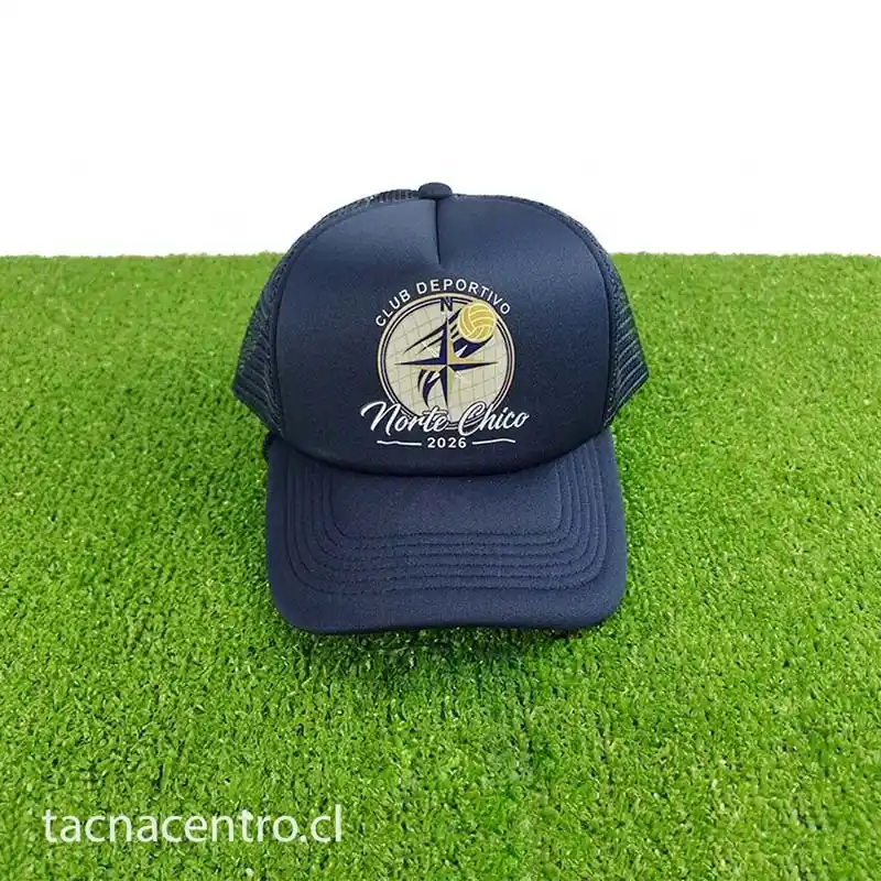 foto de gorra de malla negra