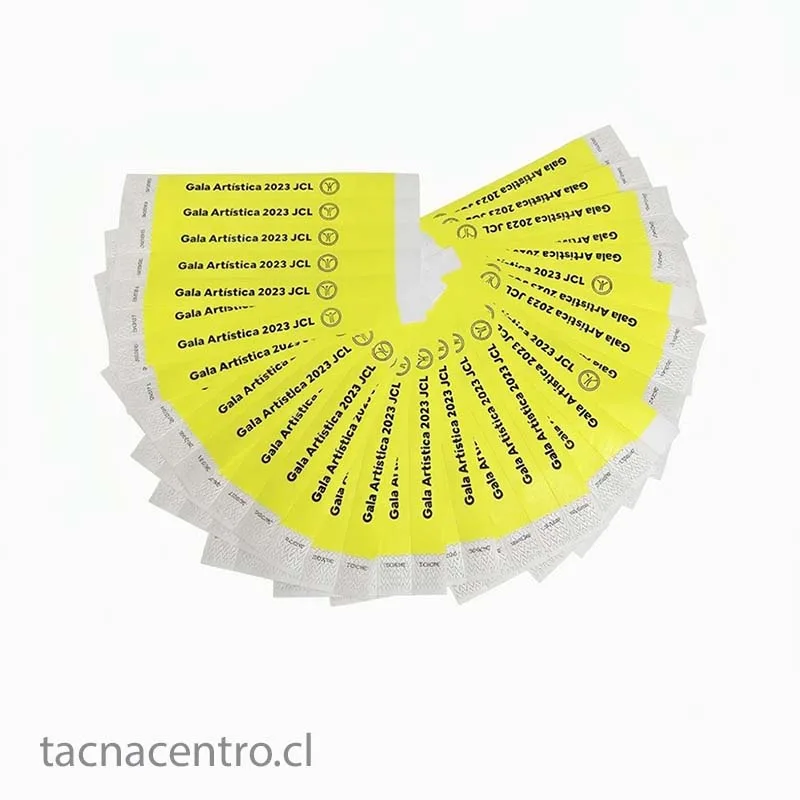 Trabajos realizados en pulseras de papel 2026