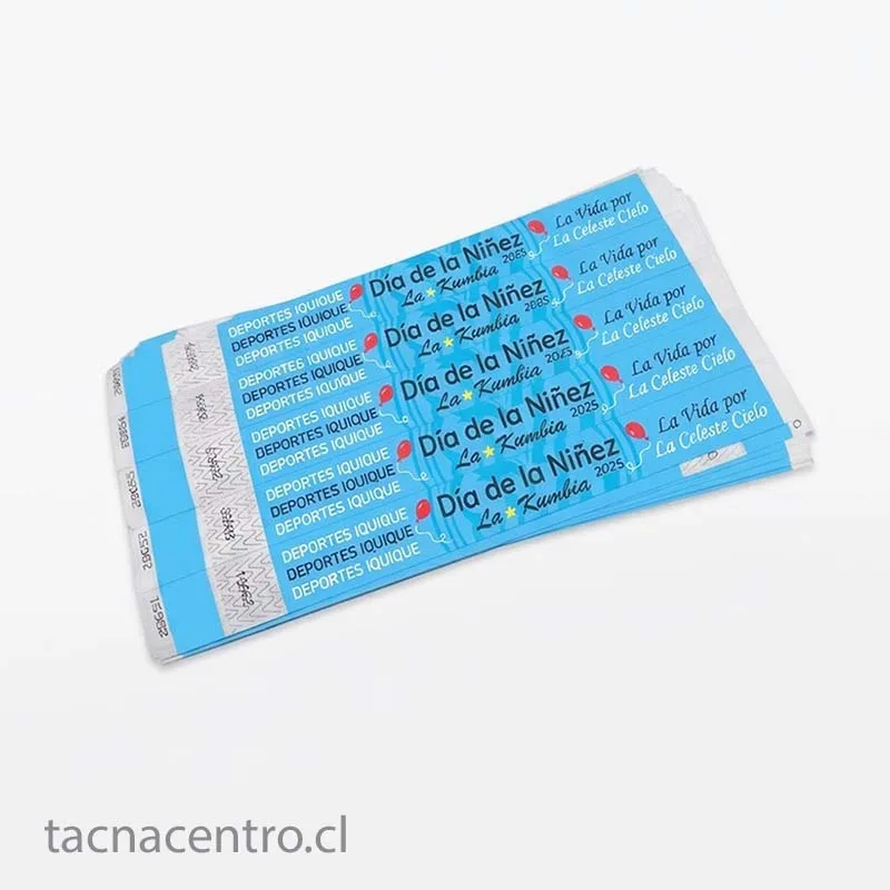Trabajos realizados en pulseras de papel 2026