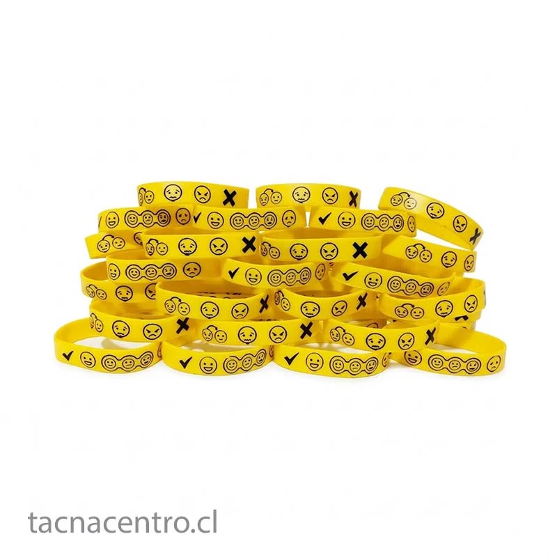 Fotos de pulseras de silicona en chile 