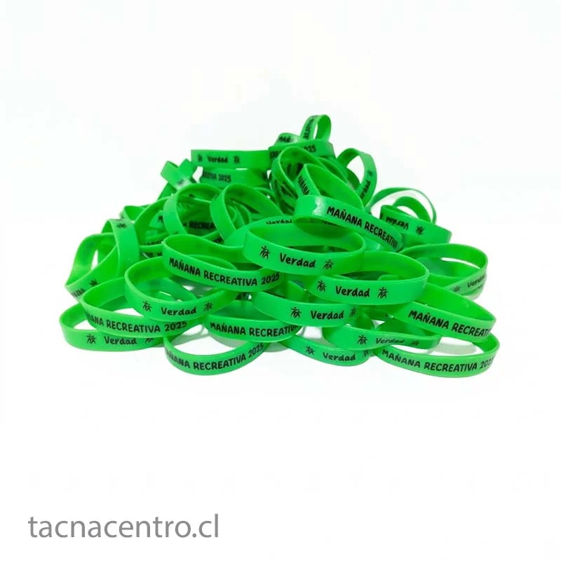 Fotos de pulseras de silicona en chile 