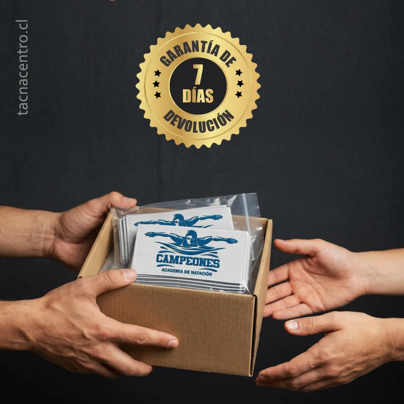 Garantia de devoluciones en parches personalizados