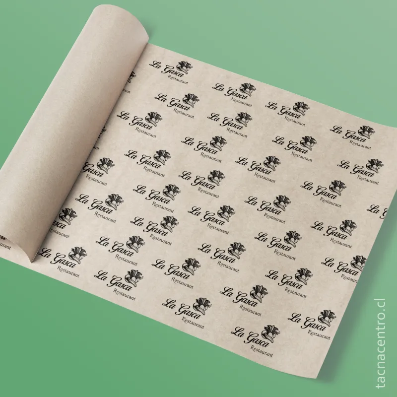 portada papel mantequilla verde 2026 Muestra de papel mantequilla personalizado en color verde para identidad de marca 2026.
