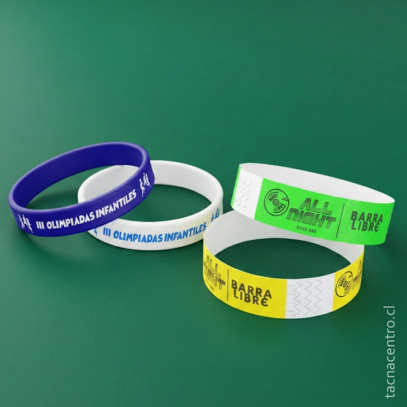 Portada de pulseras para eventos chile 2026