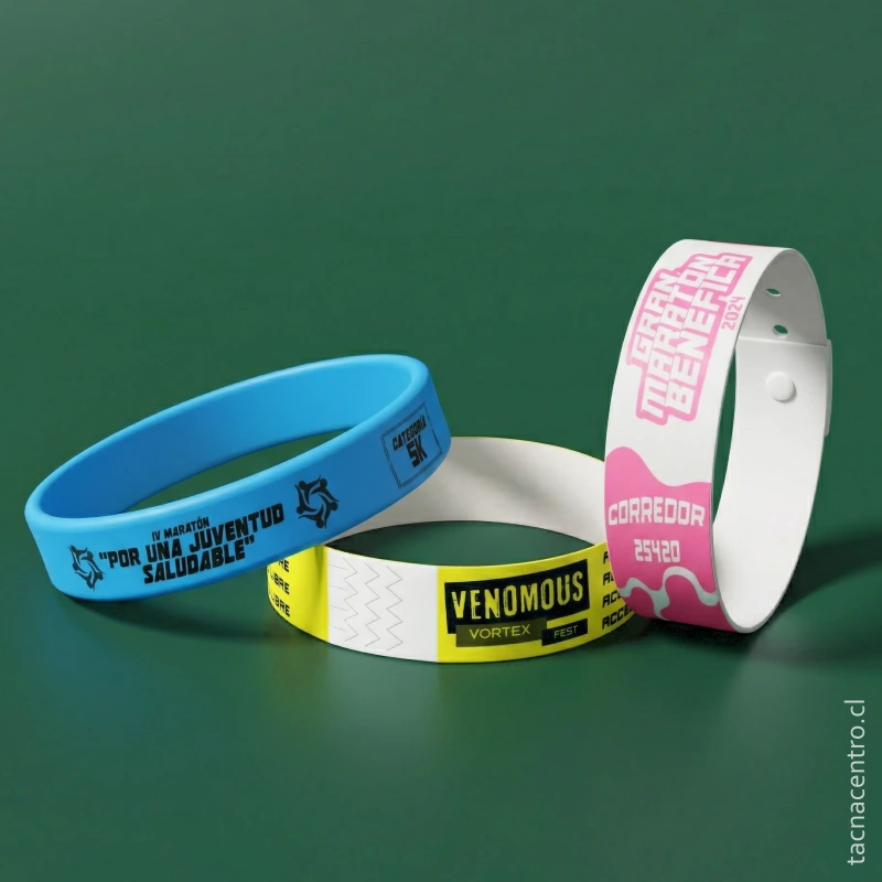Precios de pulseras para eventos en chile