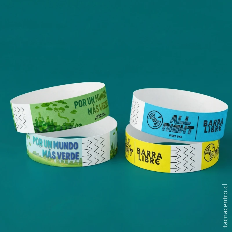 Precios de pulseras de papel y vinil chile 