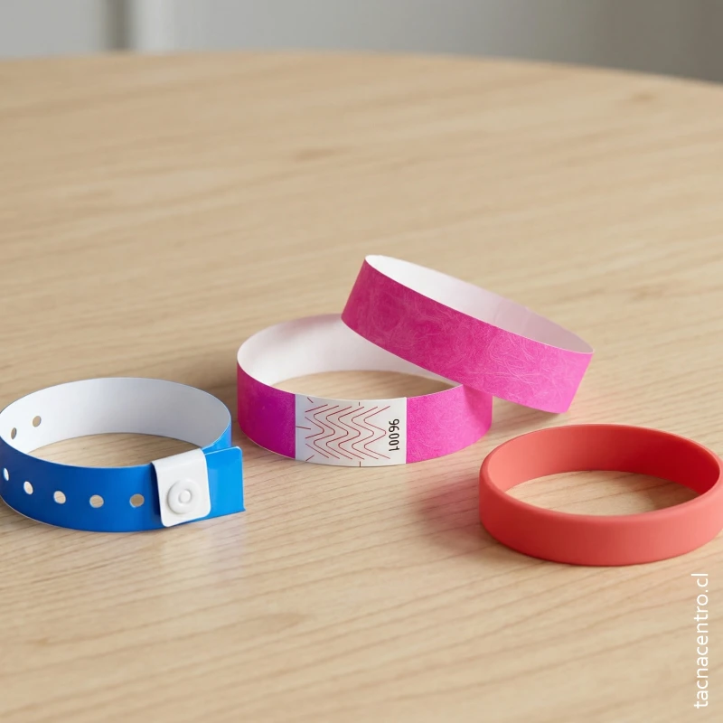 Elección de tipo de pulsera para eventos 