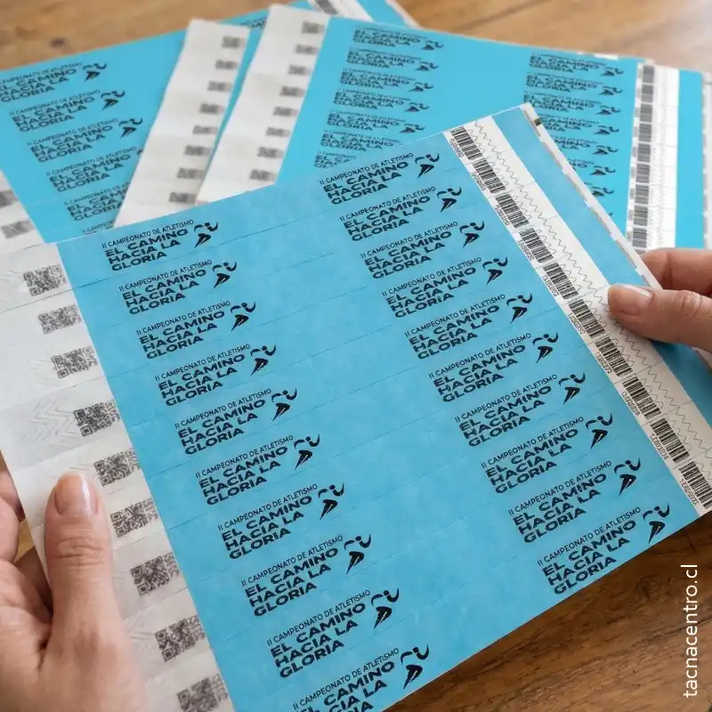 Producción de pulseras de papel en chile 
