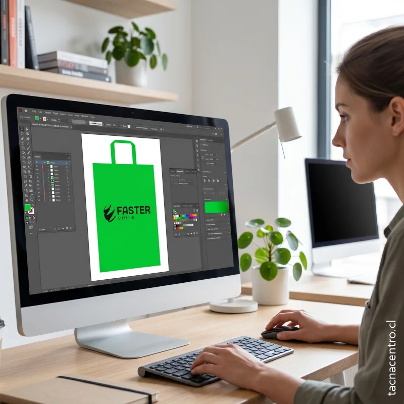 Diseño digital de Bolsa personalizada tnt 2026