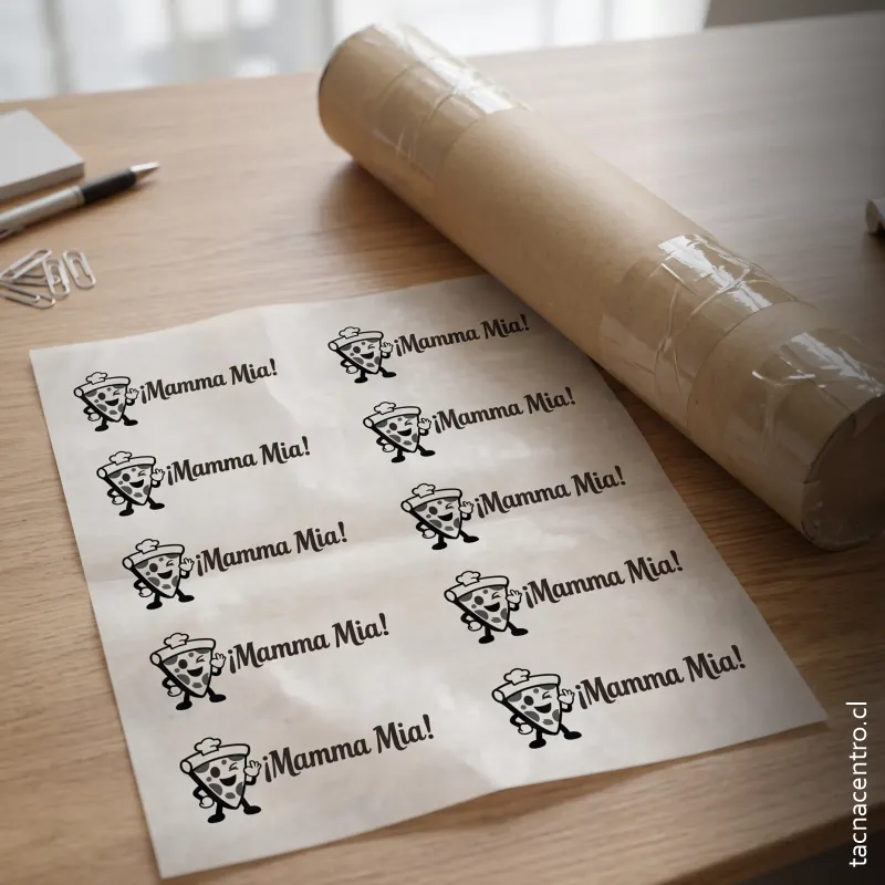 proceso fabricacion papel mantequilla aprobacion y envio 2026 Etapa de aprobación final del diseño de papel mantequilla antes del envío al cliente.