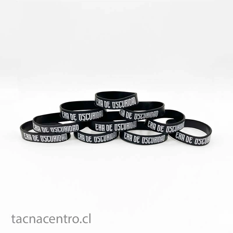 Fotos de pulseras de silicona en chile 