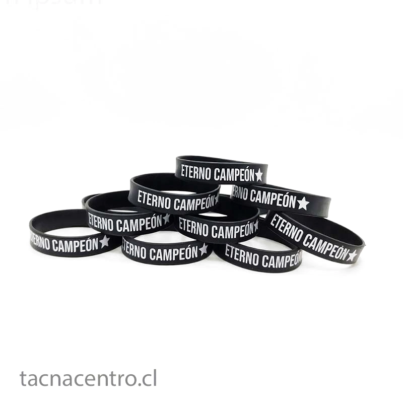 Fotos de pulseras de silicona en chile 