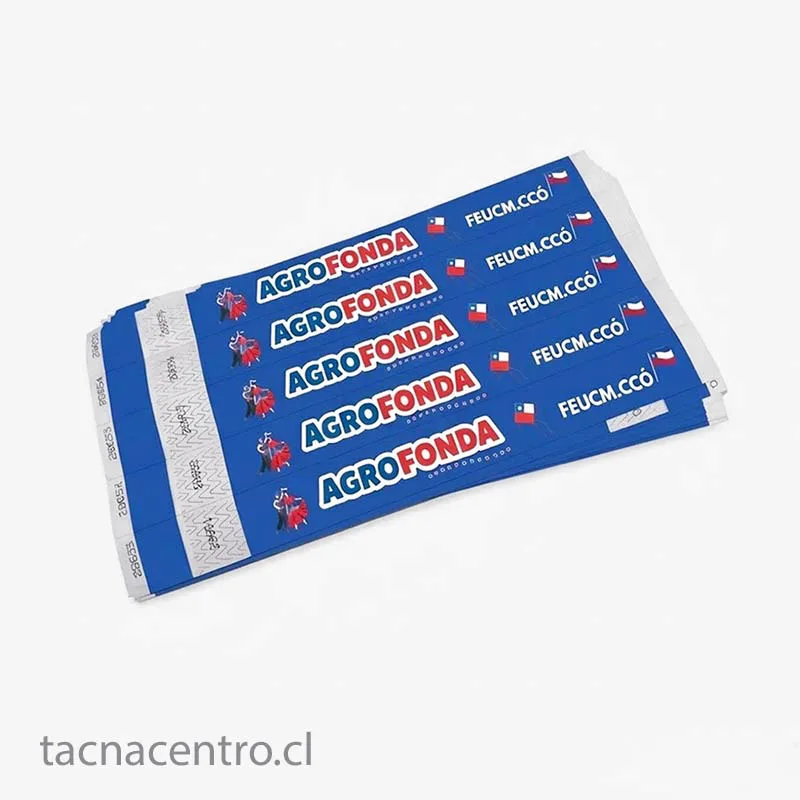 Trabajos realizados en pulseras de papel 2026