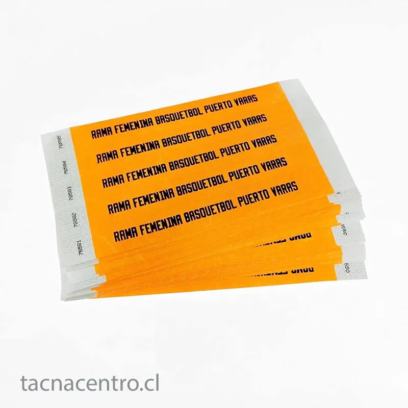 Trabajos realizados en pulseras de papel 2026