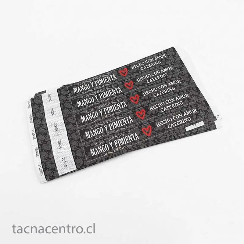 Trabajos realizados en pulseras de papel 2026