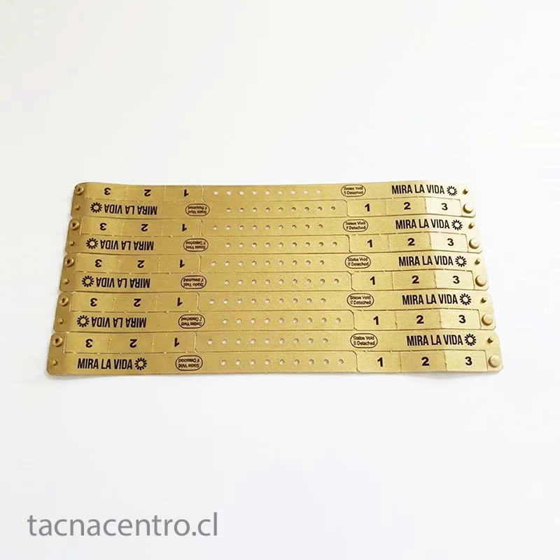 Trabajos realizados en pulseras de papel 2026