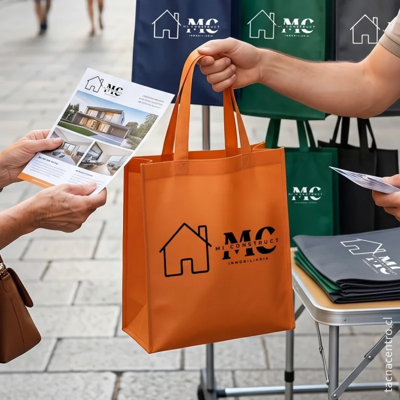 Uso de bolsas personalizadas para negocio