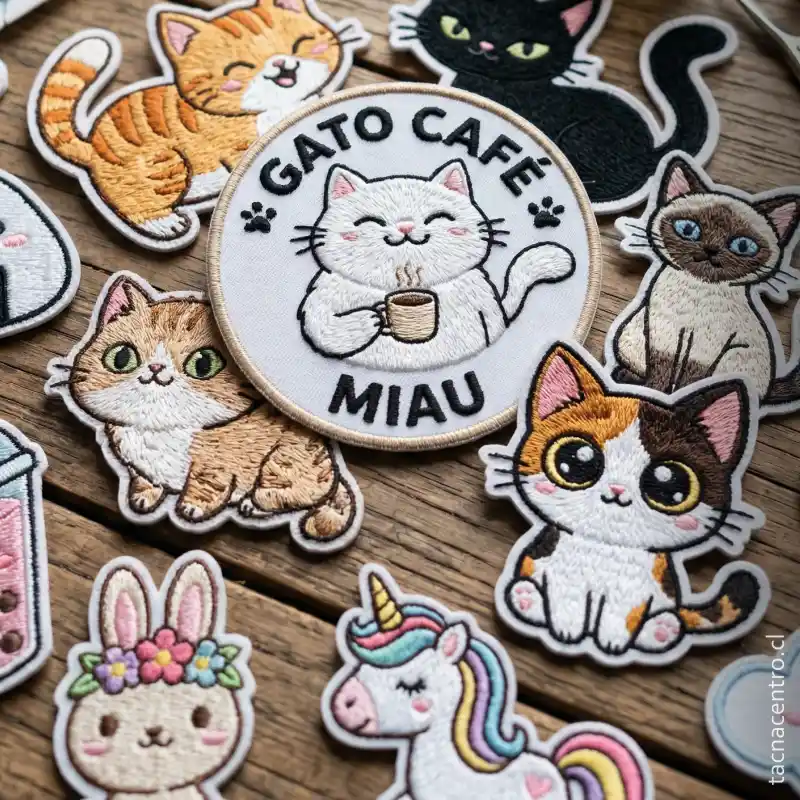 Uso de parches personalizados de moda