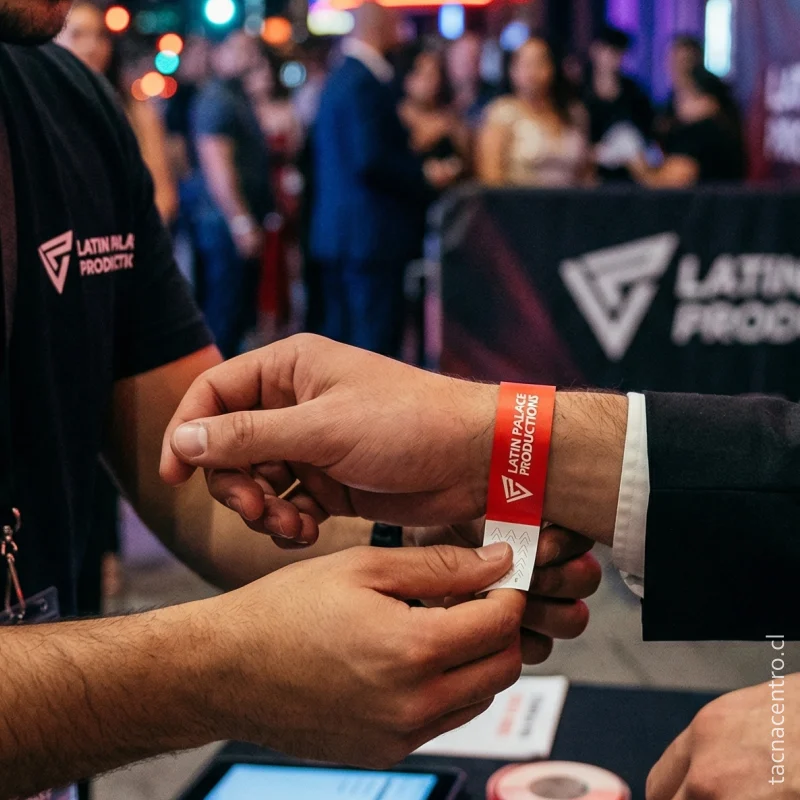 Uso de pulseras para eventos en control de accesos 