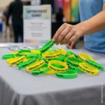 Usos de pulseras de silicona en festivales de chile 2026