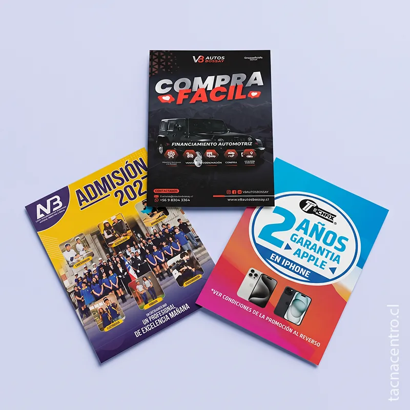 impresion de Flyers publicitarios