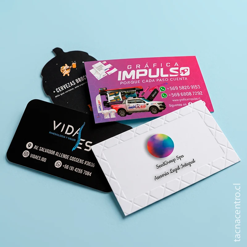 diseño e impresión de Tarjetas de presentación